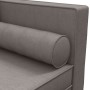 Sofá diván con cojines y almohada tela gris taupe de vidaXL, Divanes - Ref: Foro24-355022, Precio: 153,56 €, Descuento: %