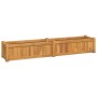 Arriate de madera maciza de teca 150x30x25 cm de vidaXL, Maceteros y jardineras - Ref: Foro24-362659, Precio: 125,99 €, Descu...