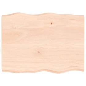 Solid wood table top with natural edge 80x60x(2-4) cm by vidaXL, Table tops - Ref: Foro24-363879, Price: 72,75 €, Discount: %