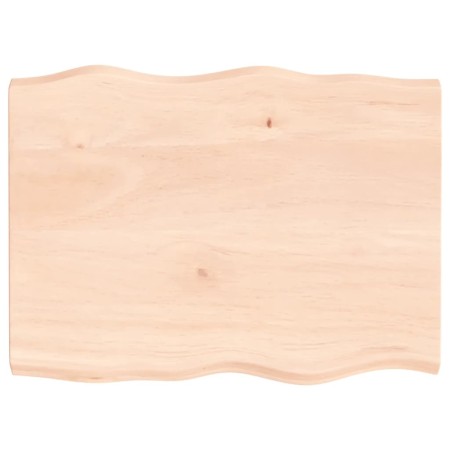 Tablero de mesa madera maciza borde natural 80x60x(2-4) cm de vidaXL, Tableros para mesas - Ref: Foro24-363879, Precio: 72,75...