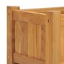 Arriate de madera maciza de teca 150x30x25 cm de vidaXL, Maceteros y jardineras - Ref: Foro24-362659, Precio: 125,99 €, Descu...