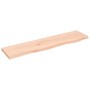 Untreated solid oak wood wall shelf 80x20x2 cm by vidaXL, Shelves and shelves - Ref: Foro24-363539, Price: 28,41 €, Discount: %