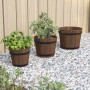 Wooden cube planter set 3 pieces solid fir wood by vidaXL, Pots and planters - Ref: Foro24-363362, Price: 47,21 €, Discount: %