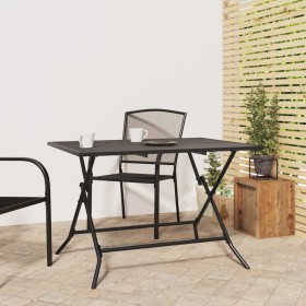 Folding garden table anthracite gray steel mesh 110x80x72 cm by vidaXL, Garden tables - Ref: Foro24-362749, Price: 131,67 €, ...