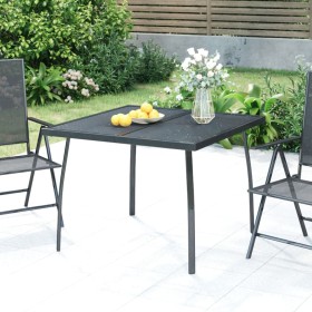 Mesa de jardín malla de acero gris antracita 100x100x72 cm de vidaXL, Mesas de jardín - Ref: Foro24-362732, Precio: 99,99 €, ...