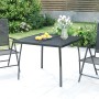 Mesa de jardín malla de acero gris antracita 100x100x72 cm de vidaXL, Mesas de jardín - Ref: Foro24-362732, Precio: 98,86 €, ...