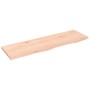 Untreated solid oak wood wall shelf 100x30x2 cm by vidaXL, Shelves and shelves - Ref: Foro24-363560, Price: 45,62 €, Discount: %