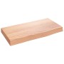 Light brown treated oak wood wall shelf 40x20x4cm by vidaXL, Shelves and shelves - Ref: Foro24-363624, Price: 31,23 €, Discou...