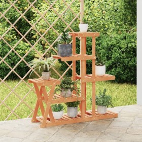 Solid fir wood flower stand 95x25x96 cm by vidaXL, Pot stands - Ref: Foro24-362880, Price: 54,99 €, Discount: %