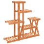 Solid fir wood flower stand 95x25x96 cm by vidaXL, Pot stands - Ref: Foro24-362880, Price: 57,49 €, Discount: %