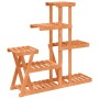 Solid fir wood flower stand 95x25x96 cm by vidaXL, Pot stands - Ref: Foro24-362880, Price: 57,49 €, Discount: %