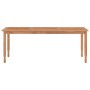 Garden dining table solid teak wood 200x90x75 cm by vidaXL, Garden tables - Ref: Foro24-362624, Price: 304,92 €, Discount: %