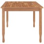 Garden dining table solid teak wood 200x90x75 cm by vidaXL, Garden tables - Ref: Foro24-362624, Price: 304,92 €, Discount: %