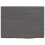 Dark brown treated oak wood wall shelf 40x30x(2-4) cm by vidaXL, Shelves and shelves - Ref: Foro24-363747, Price: 35,30 €, Di...