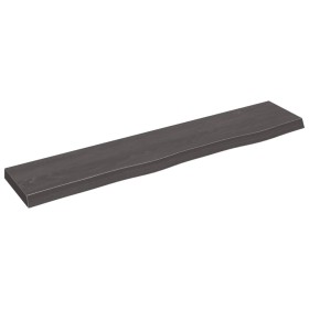 Dark brown treated oak wood wall shelf 100x20x4 cm by vidaXL, Shelves and shelves - Ref: Foro24-363798, Price: 40,99 €, Disco...