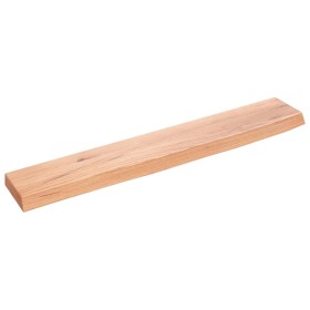 Light brown treated oak wood wall shelf 60x10x2cm by vidaXL, Shelves and shelves - Ref: Foro24-363638, Price: 36,93 €, Discou...