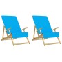 Beach towels 2 pcs turquoise fabric 400 g/m² 60x135 cm by vidaXL, Beach towels - Ref: Foro24-362679, Price: 28,40 €, Discount: %