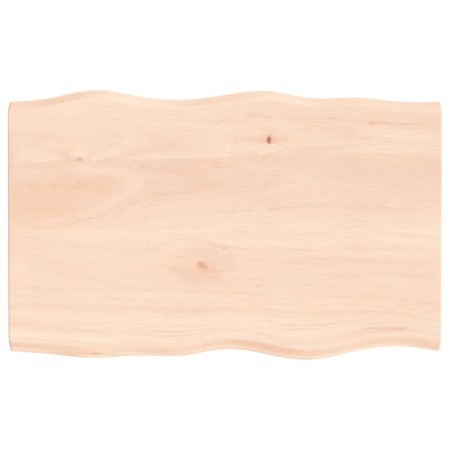 Solid oak wood table top with natural edge 80x50x2 cm by vidaXL, Table tops - Ref: Foro24-363875, Price: 50,06 €, Discount: %