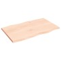 Solid oak wood table top with natural edge 80x50x2 cm by vidaXL, Table tops - Ref: Foro24-363875, Price: 50,06 €, Discount: %