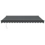 Toldo retráctil aluminio y tela gris antracita 4,5x3 m de vidaXL, Toldos - Ref: Foro24-3154464, Precio: 386,11 €, Descuento: %