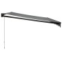 Toldo retráctil aluminio y tela gris antracita 4,5x3 m de vidaXL, Toldos - Ref: Foro24-3154464, Precio: 386,11 €, Descuento: %