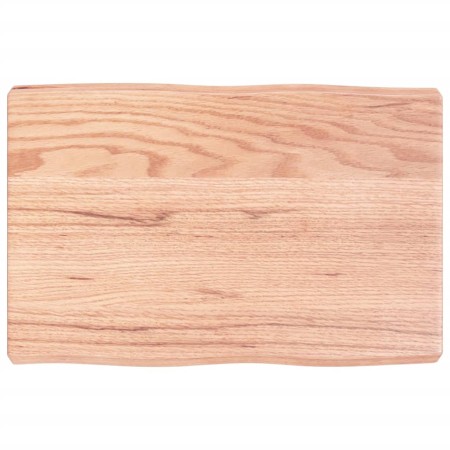 Tablero mesa madera tratada borde natural marrón 60x40x(2-6) cm de vidaXL, Tableros para mesas - Ref: Foro24-363931, Precio: ...