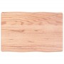 Tablero mesa madera tratada borde natural marrón 60x40x(2-6) cm de vidaXL, Tableros para mesas - Ref: Foro24-363931, Precio: ...