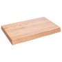 Tablero mesa madera tratada borde natural marrón 60x40x(2-6) cm de vidaXL, Tableros para mesas - Ref: Foro24-363931, Precio: ...