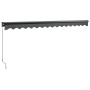 Toldo retráctil aluminio y tela gris antracita 4,5x3 m de vidaXL, Toldos - Ref: Foro24-3154464, Precio: 386,11 €, Descuento: %