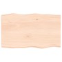 Tablero de mesa madera maciza borde natural 100x60x(2-6) cm de vidaXL, Tableros para mesas - Ref: Foro24-363889, Precio: 103,...