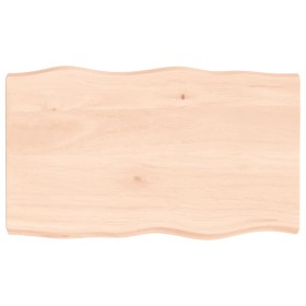 Solid wood table top natural edge 100x60x(2-6) cm by vidaXL, Table tops - Ref: Foro24-363889, Price: 102,99 €, Discount: %