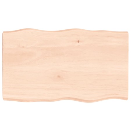 Tablero de mesa madera maciza borde natural 100x60x(2-6) cm de vidaXL, Tableros para mesas - Ref: Foro24-363889, Precio: 103,...