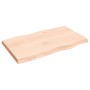 Tablero de mesa madera maciza borde natural 100x60x(2-6) cm de vidaXL, Tableros para mesas - Ref: Foro24-363889, Precio: 103,...