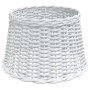 Pantalla para lámpara mimbre blanco Ø45x28 cm de vidaXL, Pantallas para lámparas - Ref: Foro24-364386, Precio: 46,92 €, Descu...