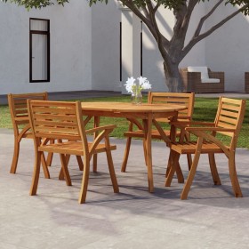 Solid acacia wood garden table 150x90x75 cm by vidaXL, Garden tables - Ref: Foro24-363306, Price: 204,99 €, Discount: %