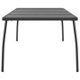 Anthracite gray steel mesh garden table 200x100x72 cm by vidaXL, Garden tables - Ref: Foro24-362735, Price: 164,27 €, Discoun...