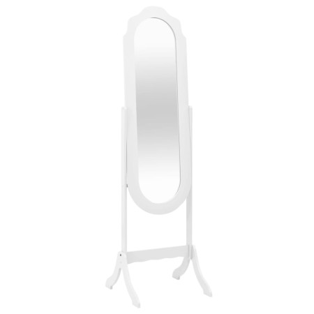 White plywood standing mirror 45.5x47.5x160 cm by vidaXL, Mirrors - Ref: Foro24-353904, Price: 77,26 €, Discount: %