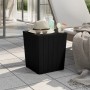 Mesa de jardín con tapa extraíble polipropileno negro de vidaXL, Mesas de jardín - Ref: Foro24-364152, Precio: 66,80 €, Descu...