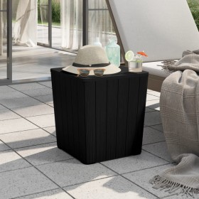 Mesa de jardín con tapa extraíble polipropileno negro de vidaXL, Mesas de jardín - Ref: Foro24-364152, Precio: 59,99 €, Descu...