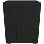 Mesa de jardín con tapa extraíble polipropileno negro de vidaXL, Mesas de jardín - Ref: Foro24-364152, Precio: 66,80 €, Descu...