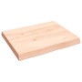 Solid wood table top natural edge 60x50x(2-6) cm by vidaXL, Table tops - Ref: Foro24-363868, Price: 65,42 €, Discount: %