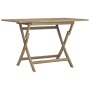 Folding garden table solid teak wood 120x70x75 cm by vidaXL, Garden tables - Ref: Foro24-362763, Price: 163,99 €, Discount: %