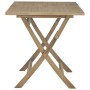 Folding garden table solid teak wood 120x70x75 cm by vidaXL, Garden tables - Ref: Foro24-362763, Price: 163,99 €, Discount: %