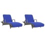 Toallas de playa 2 uds tela azul klein 400 g/m² 75x200 cm de vidaXL, Toallas de playa - Ref: Foro24-362678, Precio: 50,11 €, ...