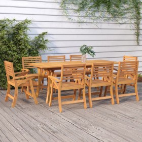 Solid acacia wood garden table 200x90x75 cm by vidaXL, Garden tables - Ref: Foro24-363309, Price: 287,99 €, Discount: %