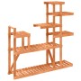 Solid fir wood flower stand 110x25x111 cm by vidaXL, Pot stands - Ref: Foro24-362868, Price: 56,99 €, Discount: %