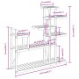 Soporte para flores de madera maciza abeto 110x25x111 cm de vidaXL, Soportes para macetas - Ref: Foro24-362868, Precio: 56,99...