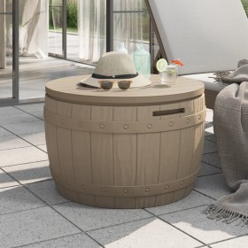 Garden storage box 3 in 1 light brown polypropylene by vidaXL, Outdoor storage boxes - Ref: Foro24-364162, Price: 144,99 €, D...