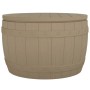 Garden storage box 3 in 1 light brown polypropylene by vidaXL, Outdoor storage boxes - Ref: Foro24-364162, Price: 145,12 €, D...