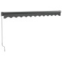 Retractable aluminum awning and anthracite gray fabric 3.5x2.5 m by vidaXL, Awnings - Ref: Foro24-3154462, Price: 272,99 €, D...